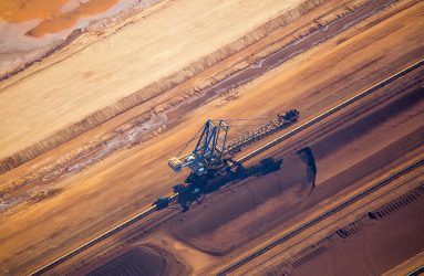 mining aerial photograph by Scott Portelli